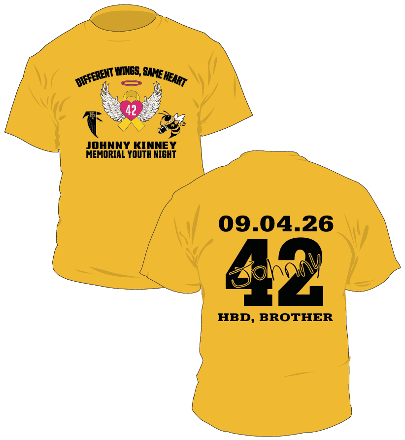 Johnny Kinney Memorial Youth Night T-shirt